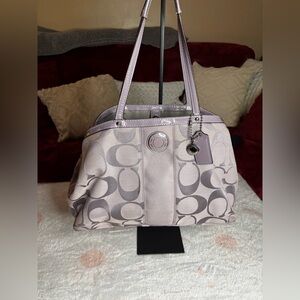 Coach F19190 Signature Carryall Satchel